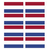 FLAG23D Netherlands Flags Stickers 10mm x 19mm