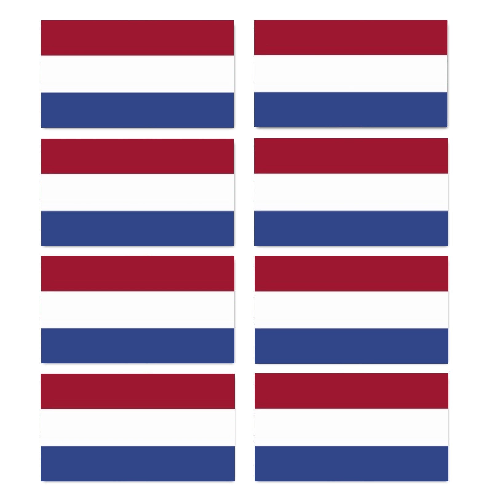 FLAG23 Netherlands Flags Stickers Various Sizes