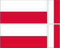 FLAG26 Poland Flags Stickers Various Sizes