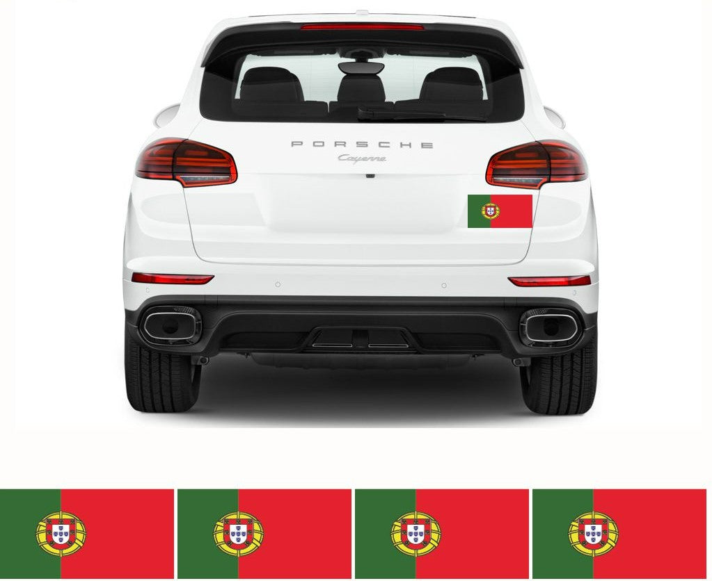 FLAG27 Portugal Flags Stickers Various Sizes