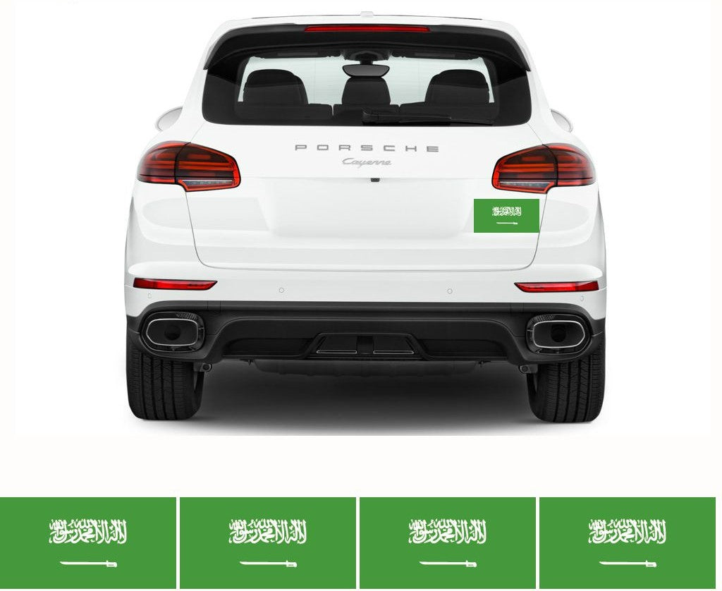 FLAG28 Saudi Arabia Flags Stickers Various Sizes