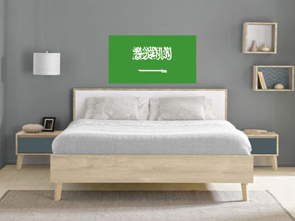 FLAG28 Saudi Arabia Flags Stickers Various Sizes