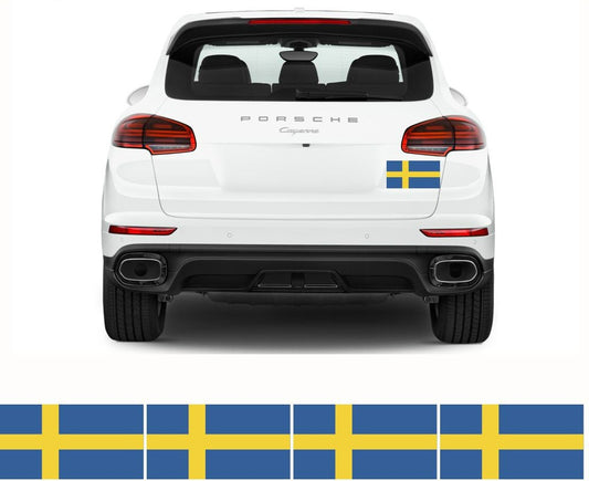 FLAG31 Sweden Flags Stickers Various Sizes