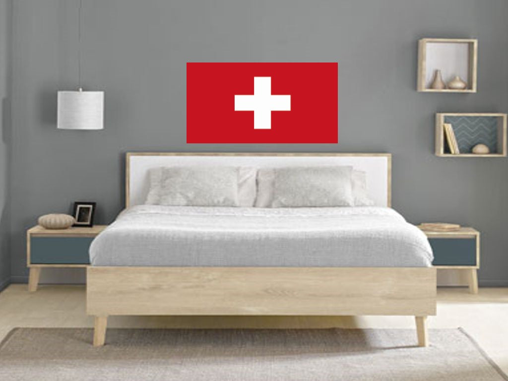 FLAG32 Switzerland Flags Stickers Various Sizes