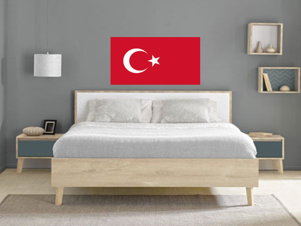 FLAG33 Turkey Flags Stickers Various Sizes