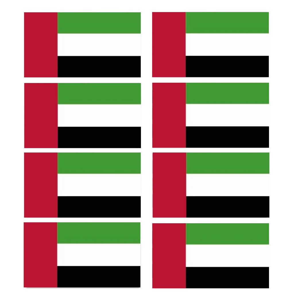 FLAG34 United Arab Emirates Flags Stickers Various Sizes