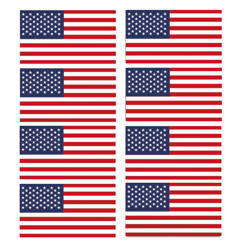 FLAG35 United States Of America Flags Stickers Various Sizes