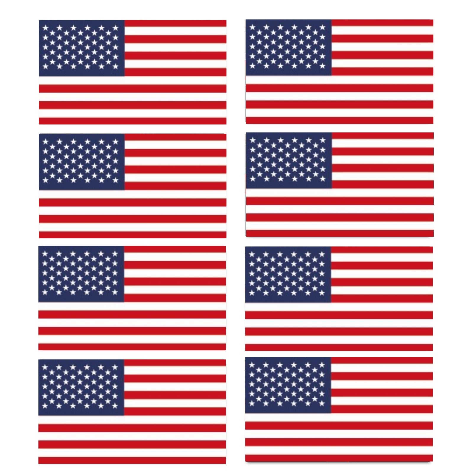 FLAG35 United States Of America Flags Stickers Various Sizes