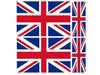 FLAG03A UK Flags 2 x 100mm 2 x 50mm