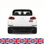 FLAG03C UK Flags Stickers 4x150mm x 90mm
