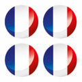 France Circle Flags Sticker Various Sizes Available FLAG56