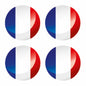 FLAG56 France Circle Flags Sticker 125mm Wide