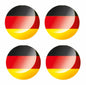 FLAG57 Germany Circle Flags Sticker 150mm Wide
