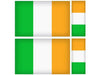 FLAG05B Ireland 2 x 200mm 2 x 100mm