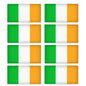 FLAG05D Ireland Flags Stickers 45mm x 82mm