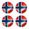 FLAG61 Norway Flags Sticker 125mm Wide