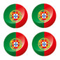 FLAG63 Portugal Flags Sticker 125mm Wide