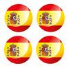 FLAG65 Spain Flags Sticker 125mm Wide