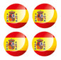 FLAG65 Spain Flags Sticker 125mm Wide