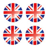 FLAG69 Union Jack Circle Flags Sticker 100mm Wide