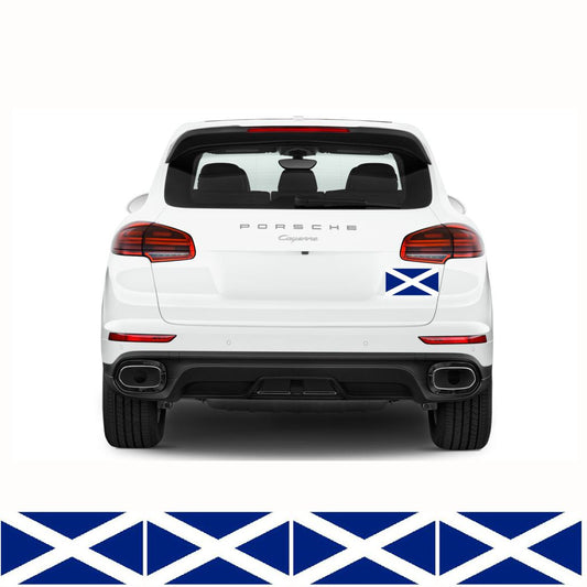 FLAG06C Scotland Flags Stickers 4x150mm x 90mm