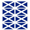 FLAG06D Scotland Flags Stickers 20mm x 37mm