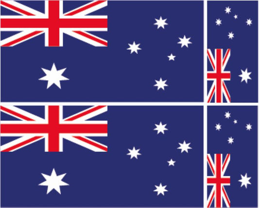 FLAG07B Australia 2 x 200mm 2 x 100mm