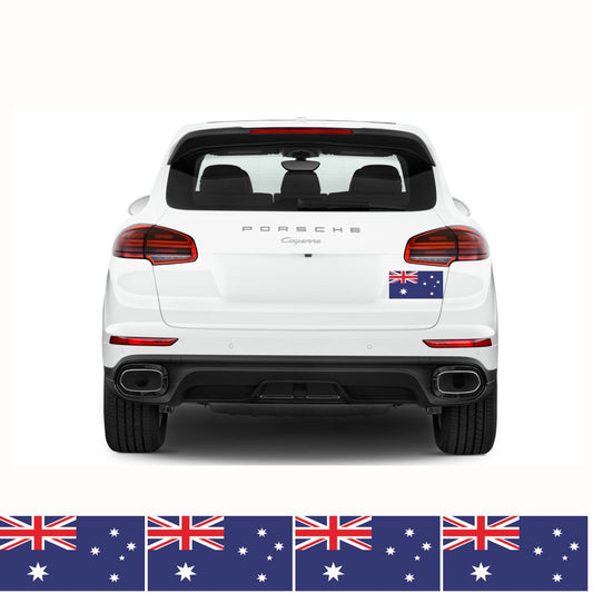 FLAG07C Australia Flags Stickers 4x150mm x 90mm