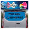 FORDT000 Custom Tailgate wrap for Ford Transit Custom Swb Lwb Air Release Vinyl