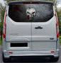 FORDT001 Punisher Tailgate wrap for Ford Transit Custom