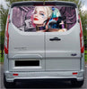 FORDT003 Harley Quinn Tailgate wrap for Ford Transit Custom