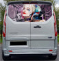 FORDT003 Harley Quinn Tailgate wrap for Ford Transit Custom