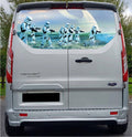 FORDT004 Stormtroopers Tailgate wrap for Ford Transit Custom Rear Panel Wrap Air Release Vinyl