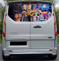 FORDT012 Toy Story Characters Tailgate wrap for Ford Transit Custom Rear Panel Wrap Air Release Vinyl