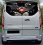 FORDT019 Batman Superman Tailgate wrap for Ford Transit Custom
