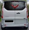 FORDT021 Batman Logo Tailgate wrap for Ford Transit Custom
