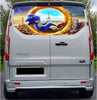 FORDT024 Sonic Tailgate wrap for Ford Transit Custom
