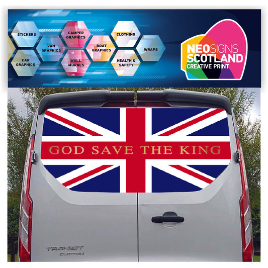 FORDT027 United Kingdom Tailgate wrap for Ford Transit Custom