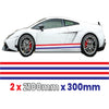 FR2.1/300x2 French Side Stripe 2100mm x 300mm for Porsche