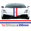 FR1.1/300x1 French Bonnet Stripe 1100mm x 300mm for Porsche