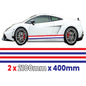 FR2.1/400x2 French Side Stripe 2100mm x 400mm for Porsche