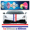 FR1.1/400x1 French Bonnet Stripe 1100mm x 400mm for Porsche