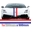 FR1.1/500x1 French Bonnet Stripe 1100mm x 500mm for Porsche