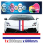 FR1.1/600x1 French Bonnet Stripe 1100mm x 600mm for Porsche