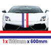 FR1.1/600x1 French Bonnet Stripe 1100mm x 600mm for Porsche