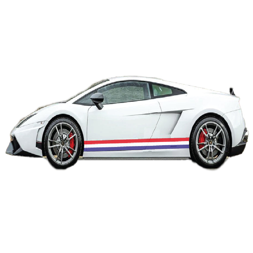 French Racing Side Stripes Various Sizes Available