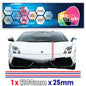 FRP French Racing Pin Stripes 1.2m (1200mm) Long laminated for Renault Peugeot Citroen sticker graphics various widths available