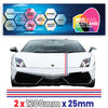 FRPIN25 French Pin Stripes 1200mm X 25mm for Porsche