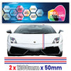 FRPIN50 French Pin Stripes 1200mm X 50mm for Porsche