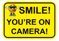 FS46-51 Smile You're on Camera Stickers A4 & A5